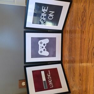 Set of 3 Gaming Themed Wall Art